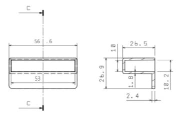Stelindsats til seng 120x200 DUALFLEX dobbelt