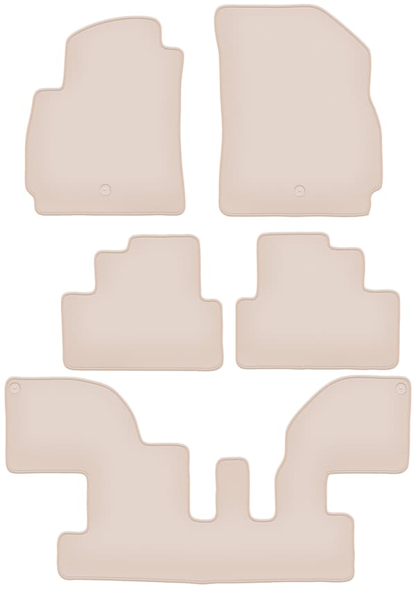 PREMIUM beige måtter til Chevrolet Orlando I minivan 2010-2018