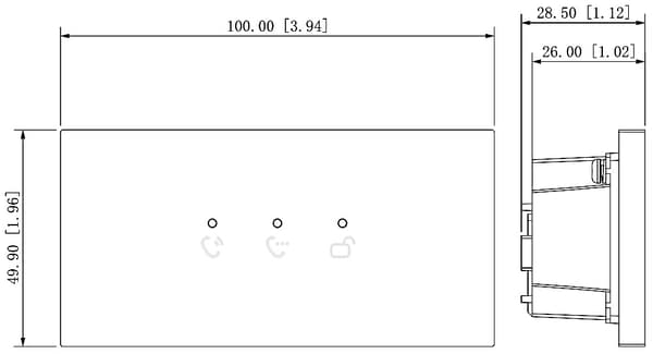 VTO4202FB-ML dahua statusindikatormodul