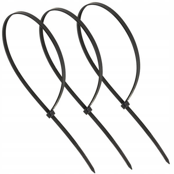 Stærke kabelbinder sorte 4,8x380 100 stk