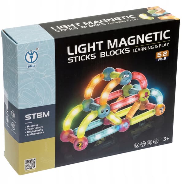 MAGNETISKA LJUSSTAVAR 52 st. Nr: 9325