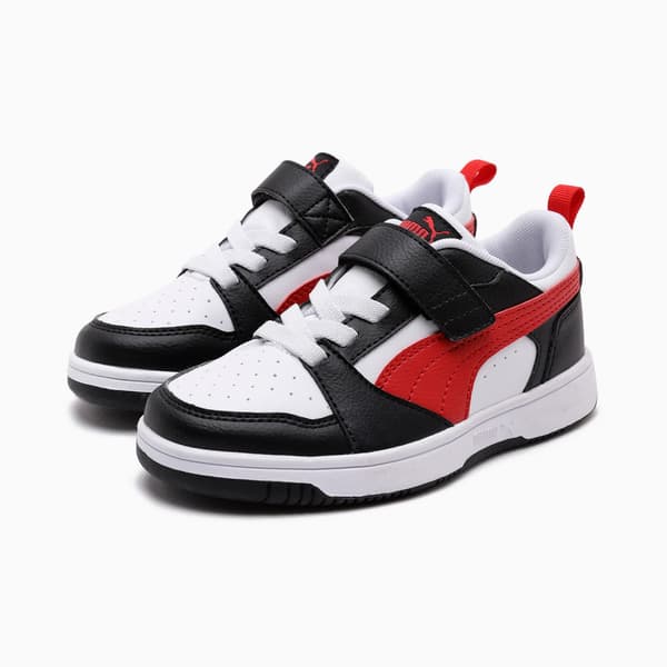 Puma REBOUND V6 LO AC+ PS børnesko sort 39741904 r 29