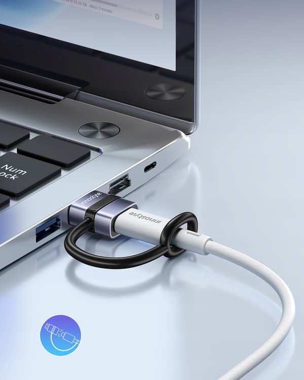 INNOSTYLE ADAPTER USB-A 3.0 TILL USB-C TILL USB TYP C 3A 5GBPS OTG