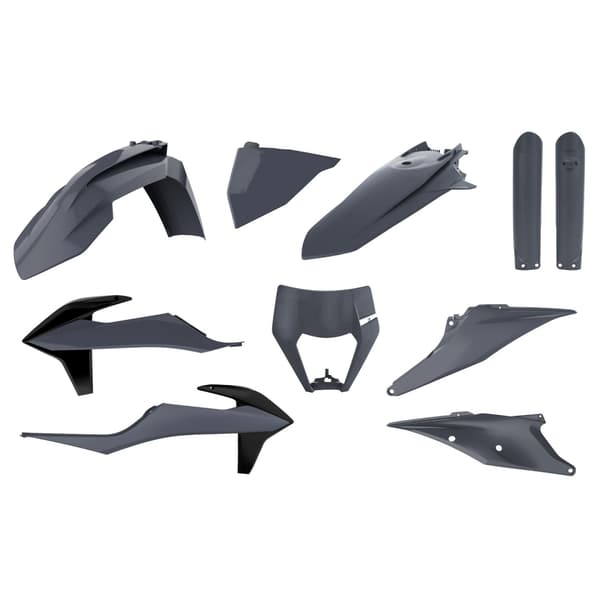 Polisport plastkit KTM EXC 20-23 grå hållbar