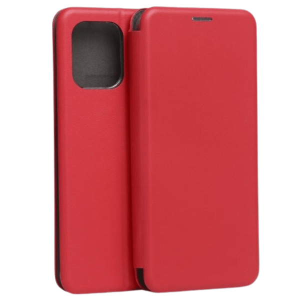 Beline magnetiskt bokfodral Xiaomi Redmi12 röd/röd