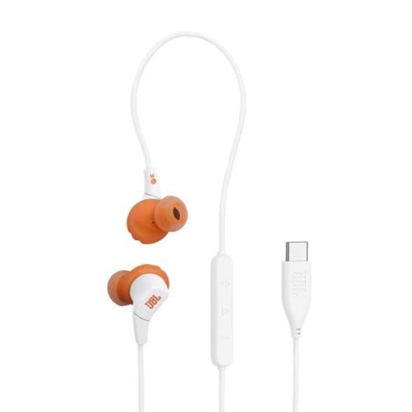 JBL Endurance Run 3 USB-C ledede høretelefoner hvid