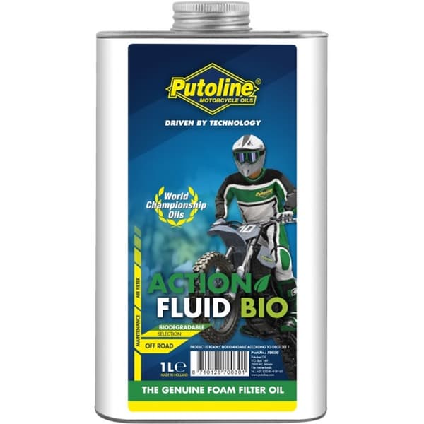 Putoline Action Fluid 1L bionedbrydelig luftfilterolie
