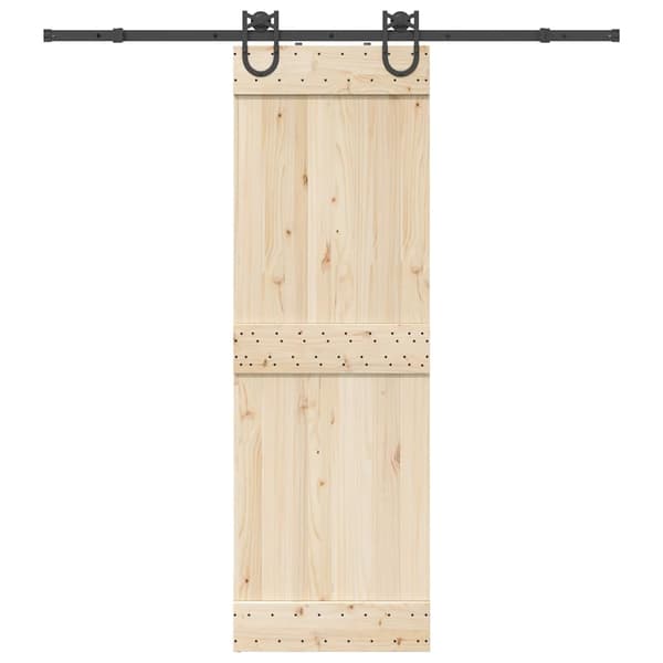 vidaXL monteringssystem til skydedør, 200 cm, stål, sort