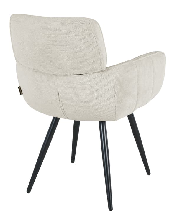 VERBA polstret lænestol, beige stof