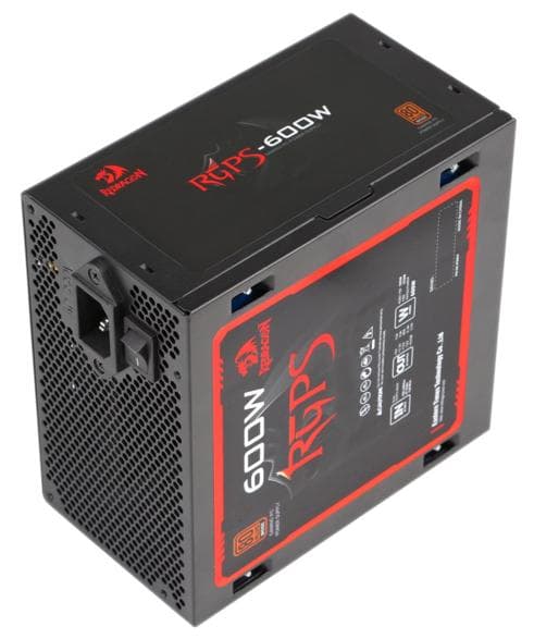 REDRAGON GC-PS024 600W 80 Plus Bronze Sort Strømforsyning