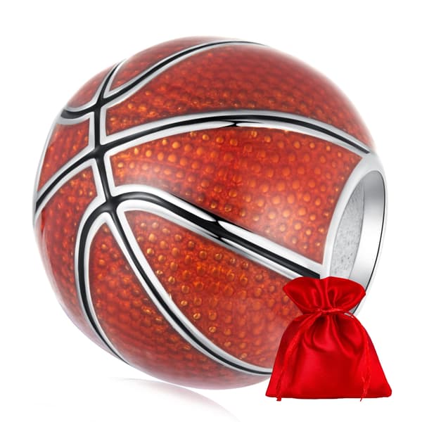 Sølvvedhæng BASKETBALL perler sølv 925 perle