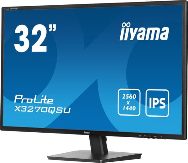 Monitor IIYAMA ProLite X3270QSU-B1 32 WQHD IPS 3ms 100Hz Sort