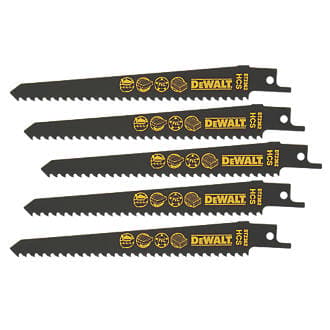 DEWALT TIGERSÅGBLAD 152x4,2 mm TRÄ 5 st