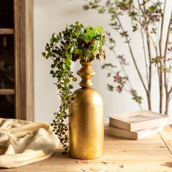 LJUSSTAKE BLOMSTERVAS BRÖLLOPSDEKORATION 40cm