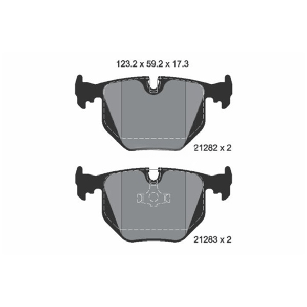 TEXTAR 2128201 bremseklodser