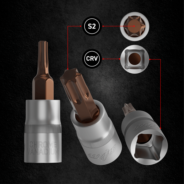 1/4"" TORX T25-hylsa