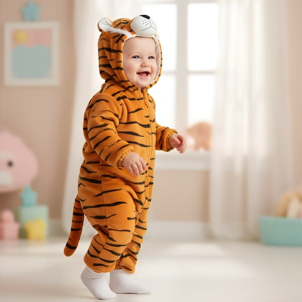 Heldragt til baby Tiger 120 cm: 93-101 cm