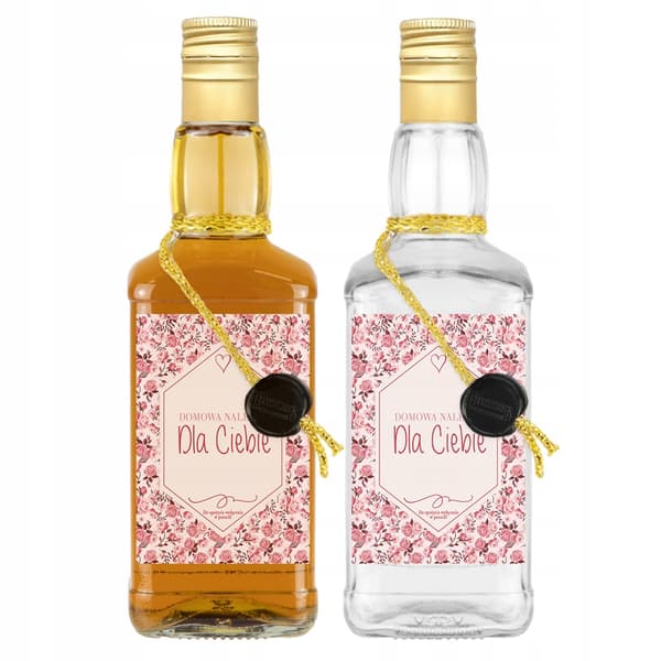Daniel flaska 500 ml dekorerad för vodka present tinktur vin tillfällig