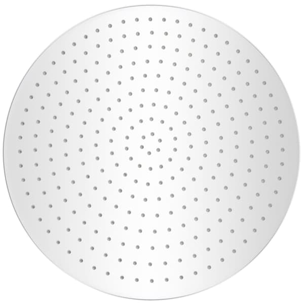 vidaXL brusehoved i rustfrit stål 50 cm rundt