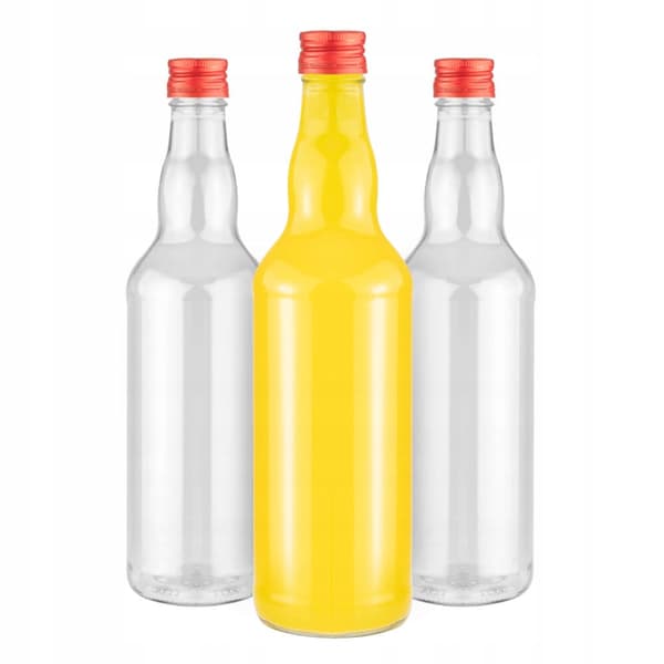 90x MONOPOL glasflaskor 0,5l för vodka monopolflaska 500 ml
