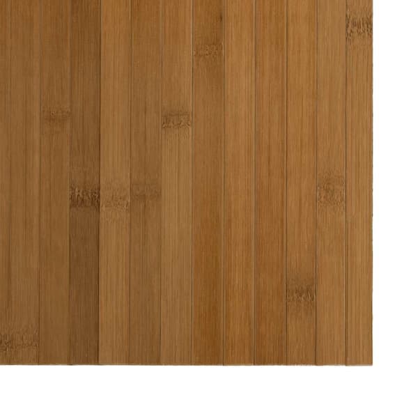 vidaXL Suorakulmainen matto, ruskea, 70x100 cm, bambu