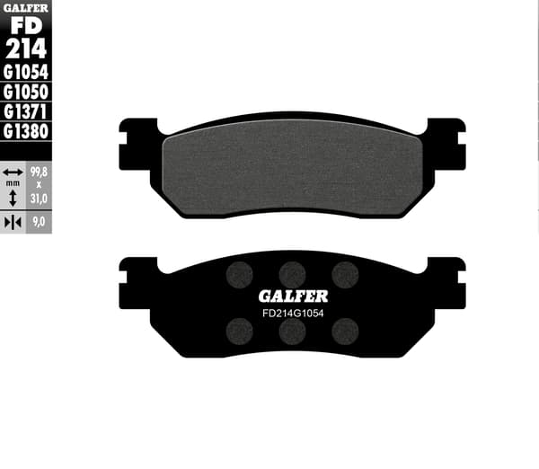 Galfer KH275 puolimetalliset jarrupalat