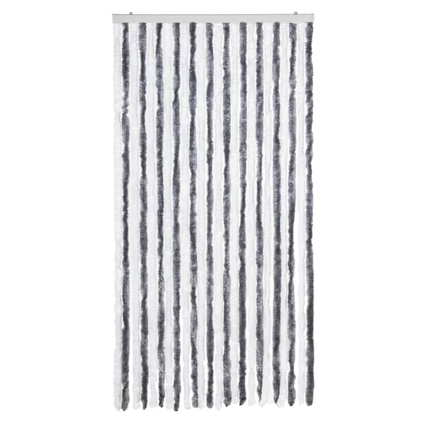 vidaXL Flugnät, grått och vitt, 100x200 cm, Chenille