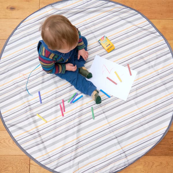 HØJSTOLEUNDERLAG, rund, diameter 120 cm, PRINS LØVHJERTE