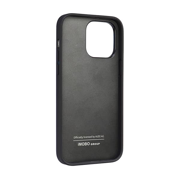 Audi Syntetisk Læder - iPhone 14 Pro Max Etui (Sort)
