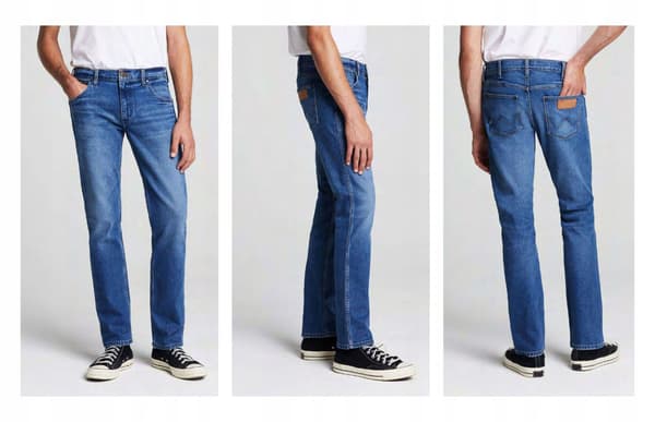 Wrangler GREENSBORO EPIC SOFT elastiske lige jeans W42 L34