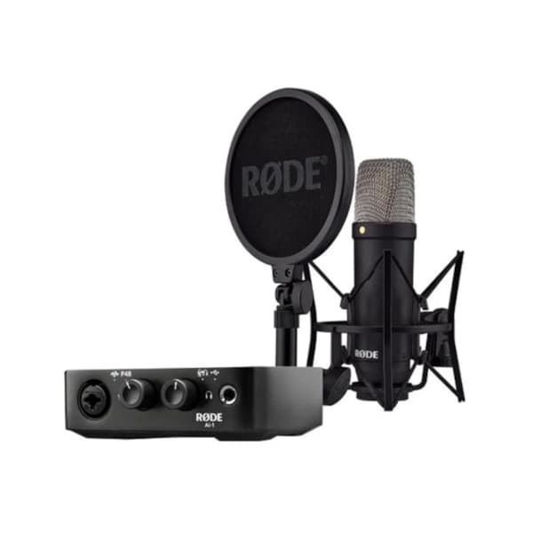 RODE NT1 Studio Kit, Mikrofon og AI-1 Interface