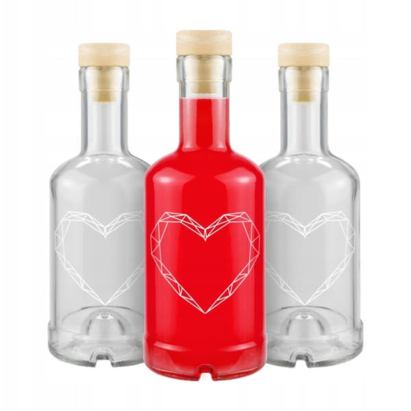 10 st TADEK 250 ml flaskor med tryck för NALEWKI