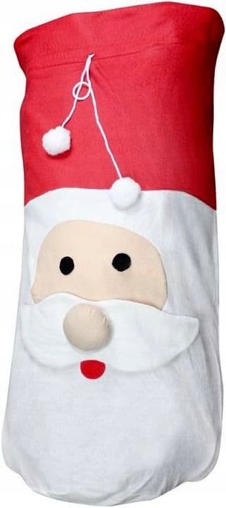 Stor julklappspåse med jultomte 90 cm