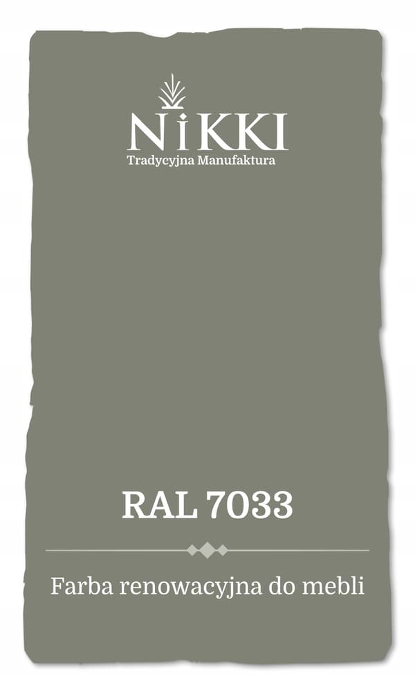 Färg för köksfronter cementgrå RAL7033 halvmatt 2,5L