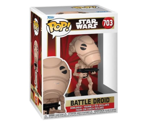Funko Pop Star Wars 703 Battle Droid 25th Anniversary figur