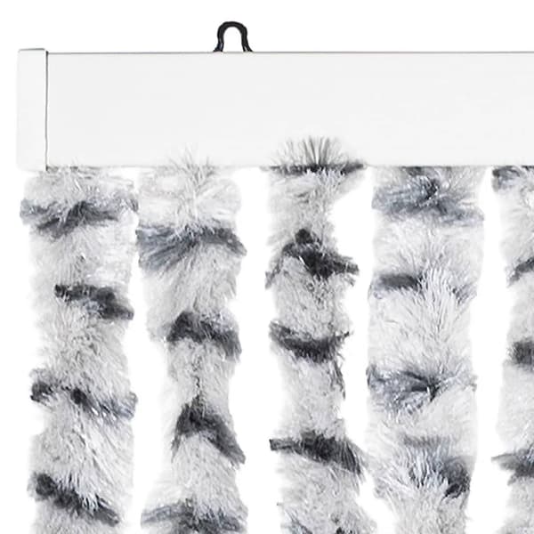 vidaXL Flugnät ljusgrå/mörkgrå 100x230 cm