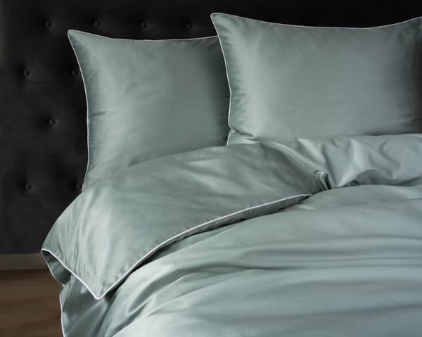Sengetøjssæt i ren bomuld 180x200 Mintgrøn Premium