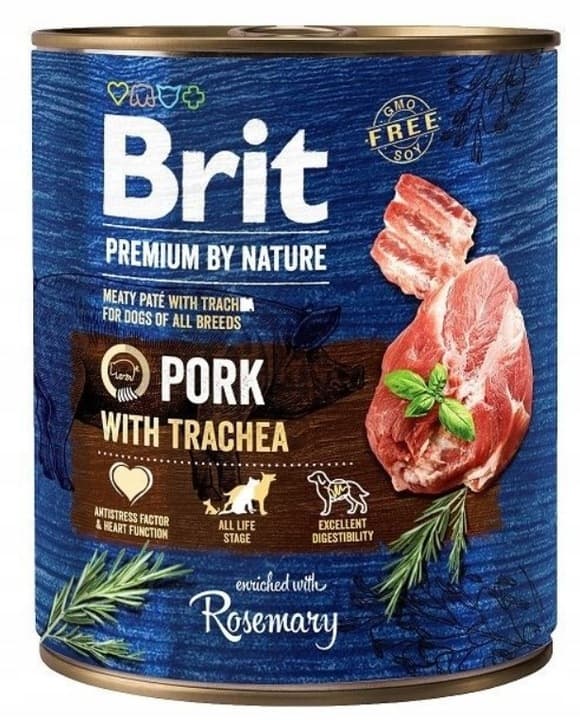 Brit Premium vådfoder til hunde med svinekød 12 x 800 g