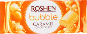 ROSHEN KARAMELLCHOKLAD MED BUBBLA 80 g