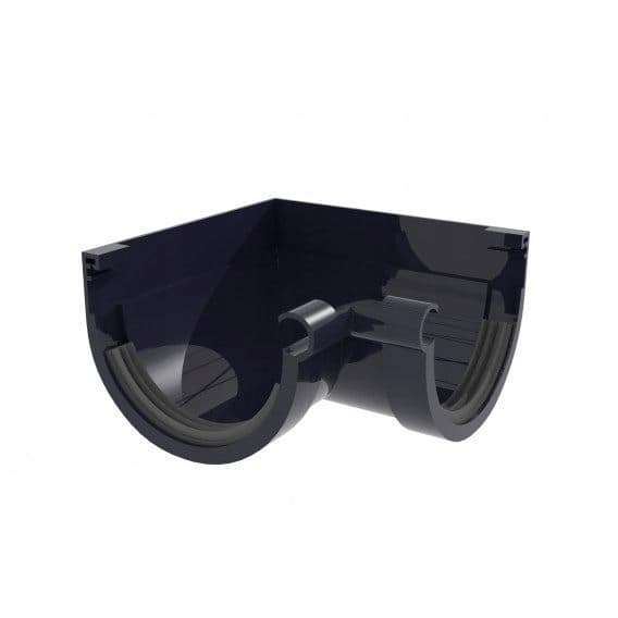 SCALA PLASTICS vinkelkoppling g80 invändig grafiitille