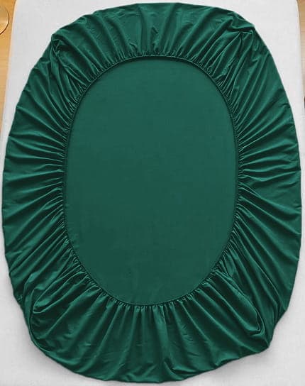 Jerseysatiini 180x200+25 cm vihreä kuminauhalla