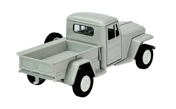 WELLY OLD TIMER 1947 JEEP WILLYS PICKUP GRÅ 1:34 43822
