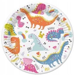 Dinosaurus paperilautaset Dino 18cm 8kpl