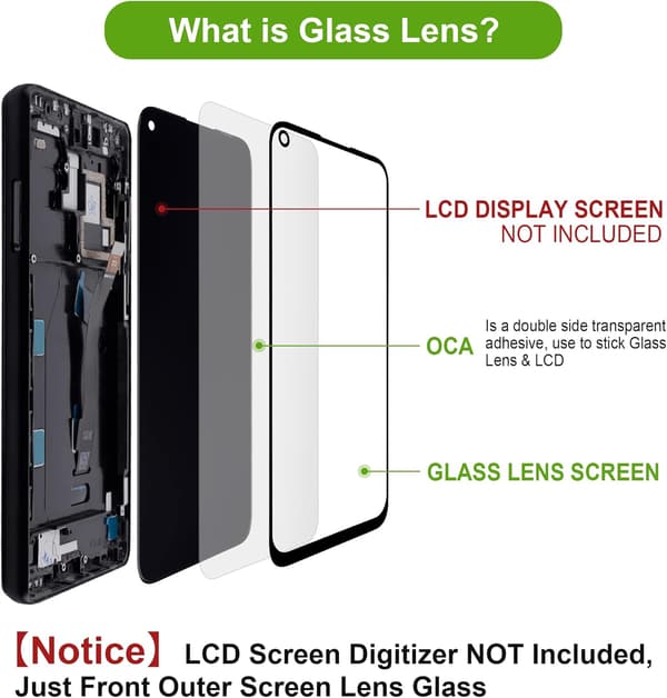 DISPLAYGLAS TIL SAMSUNG GALAXY A10 FRONT YDRE SKÆRM