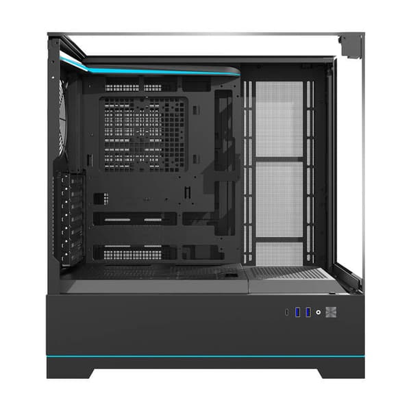 Darkflash DY450 Fläktlös datorlåda (Svart)