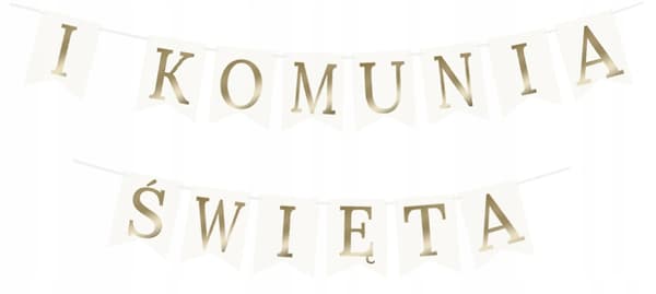 HELLIG NADVER Banner. Guld, 1 sæt.