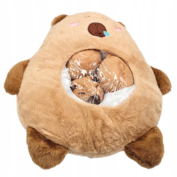 Maskot Kapybara Pudding Pude 35 cm 3 stk. Små Kapybaraer Til Kast