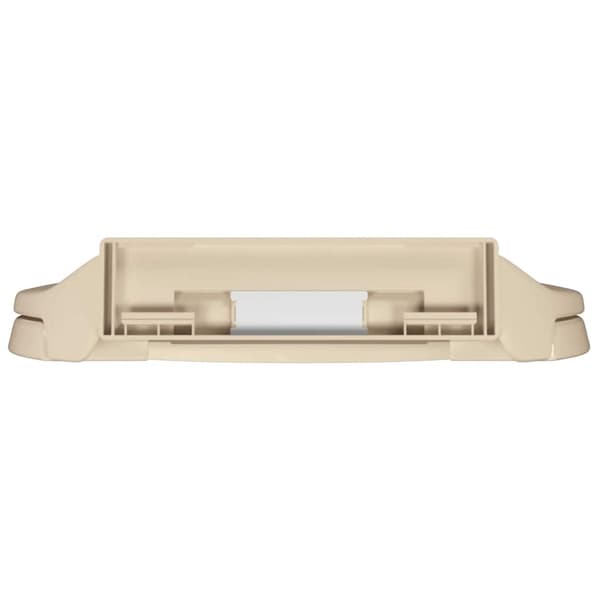 vidaXL Soft Close toiletsæde, beige, oval