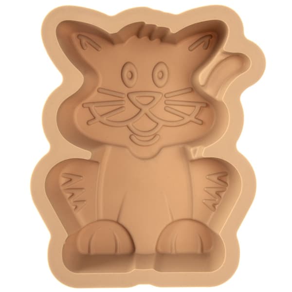Silikonbakform katt 20x16x4,5 cm