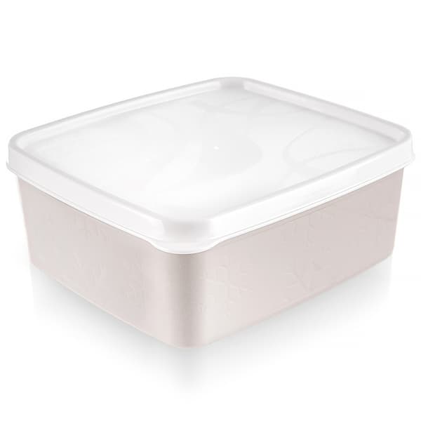 Ruokakontti kannella beige 650 ml